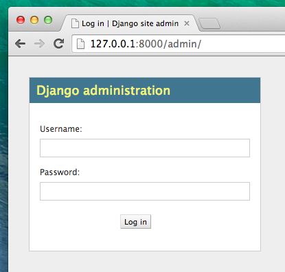 Página de login